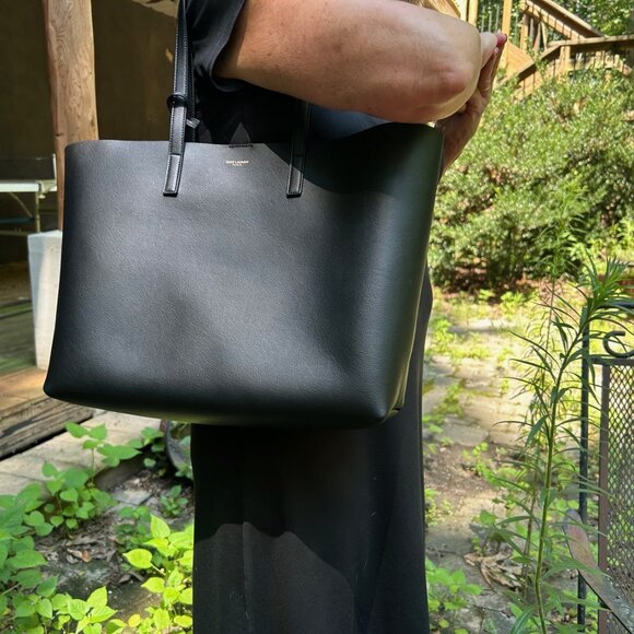 SAINT LAURENT East West Shopper Tote - Black - New without tags - Picture 6 of 16